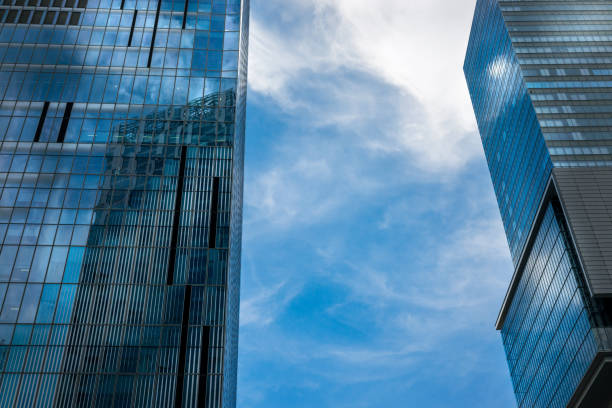 istock Skyscrapers and clouds in the sky 1423171530