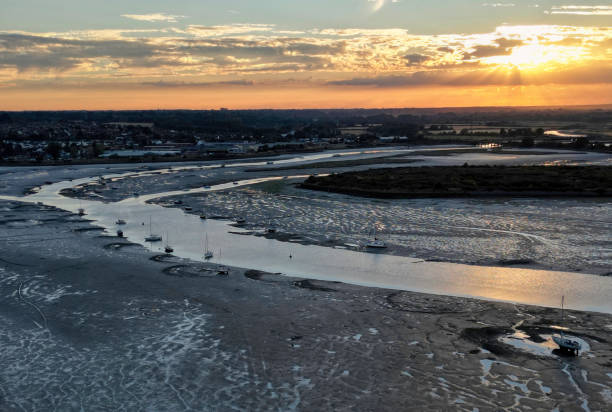 istock Sunset on the Stour River at Low Tide 1423171543