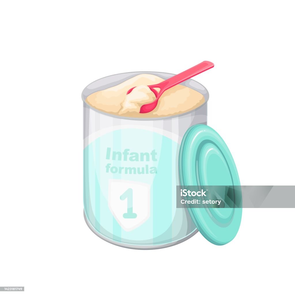 Infant Formula Stock Illustration - Download Image Now - Backgrounds