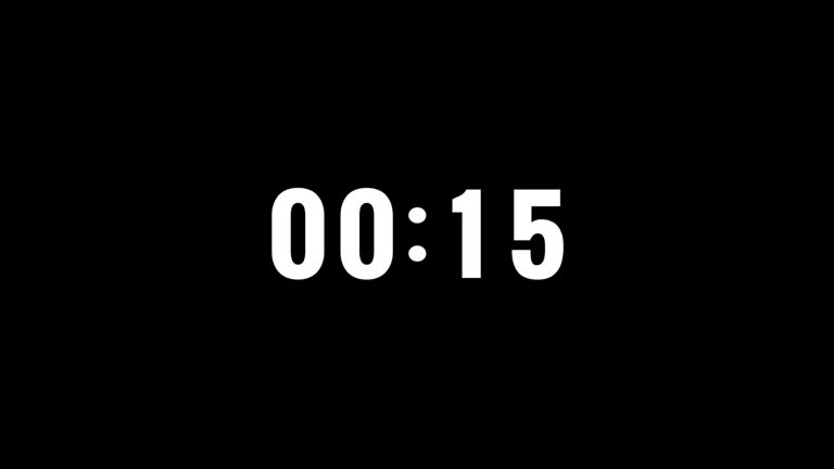 Free Countdown timer Stock Video Footage