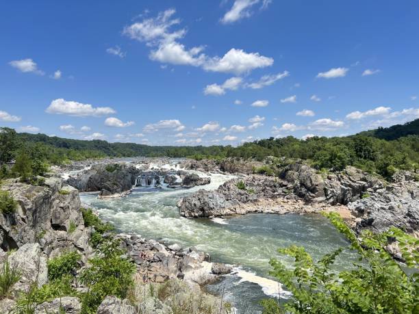 istock Great Falls National Park ,Majestic river streams and waterfalls. 1423184629