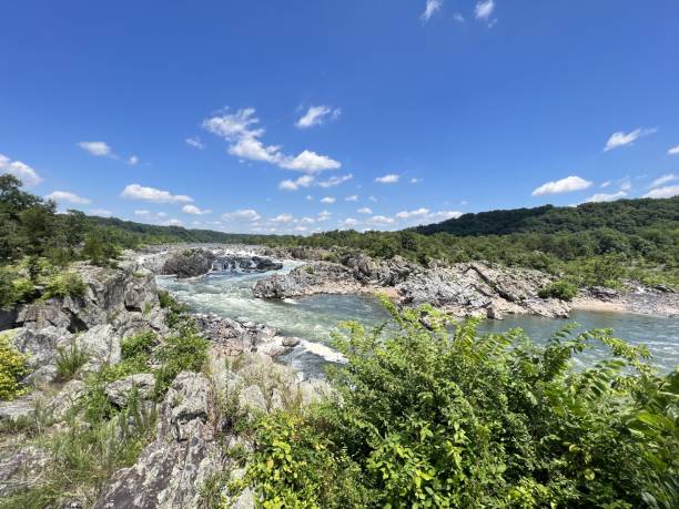 istock Great Falls National Park ,Majestic river streams and waterfalls. 1423184633