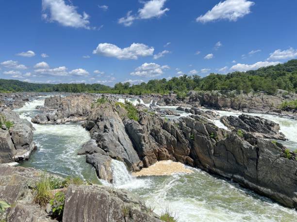 istock Great Falls National Park ,Majestic river streams and waterfalls. 1423184638