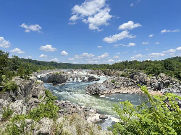 istock Great Falls National Park ,Majestic river streams and waterfalls. 1423184705