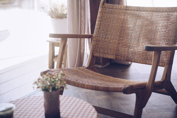 istock wicker rattan chair on terrace balcony 1423208305