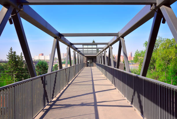 istock Pedestrian bridge in the city 1423217718