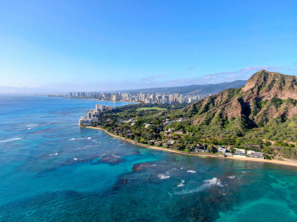 istock Diamond Head Crater & Downtown Honolulu 1423230703