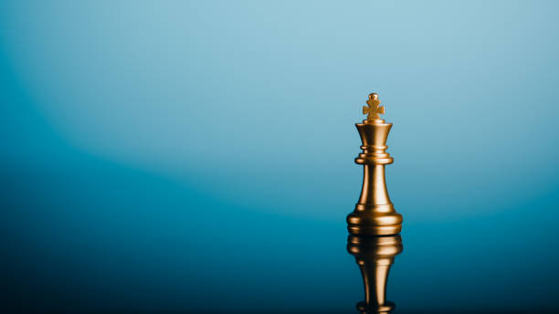 istock Creative leadership and differentiated business ideas Developing an organizational strategy towards innovation The chess pieces are laid out on the ground and are distinguished by color. 1423247327