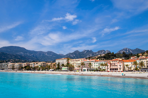 Baie du Soleil in Menton on the French Riviera