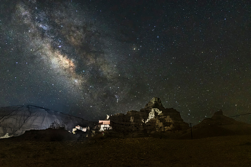 Galaxy of Guge Dynasty ruins in Zada County, Ali Prefecture, Tibet, China