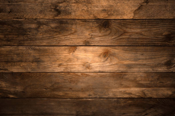 ilustrações de stock, clip art, desenhos animados e ícones de wood planks vector background - knotted wood wood dirty weathered