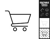 istock Shopping cart. Icon for design. Easily editable 1423274712