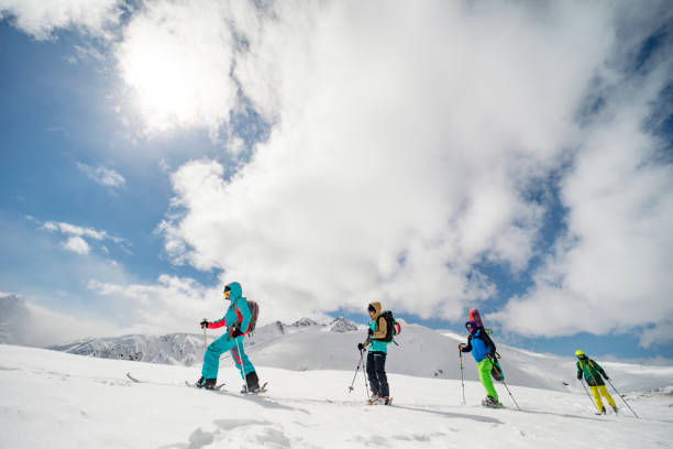 istock Ski touring in mountains 1423275887