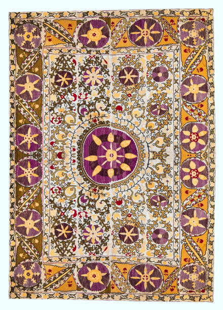 istock Handmade embroidery in East Asian style. 1423278721