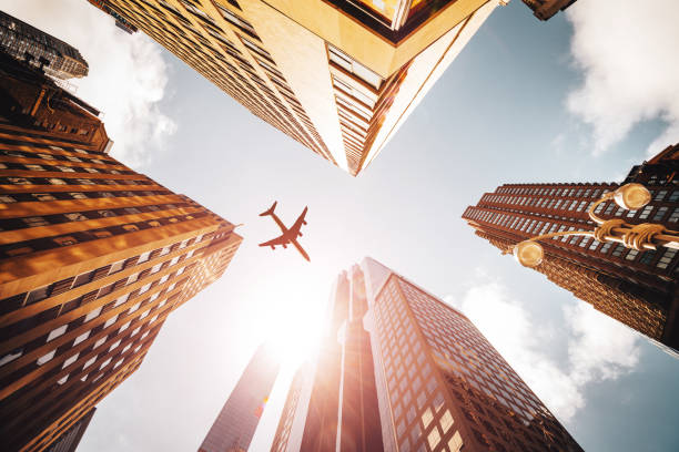 istock airplane in new york city 1423287173