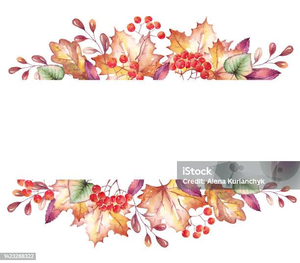 Fall Ish Frame Fall Leaves Frame Stock Illustration - Download Image Now - Autumn ...
