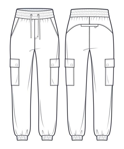 190+ Cargo Pants Drawing Stock Illustrations, Royalty-Free Vector ...