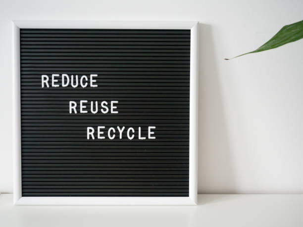 istock Board with words: Reuse, Reduce, Recycle. Environmental care concept 1423290731