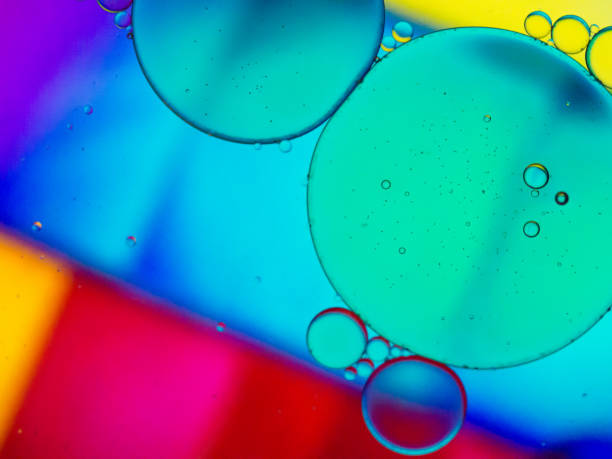 istock Colorful background of oil on water. Abstract psychedelic image 1423290771