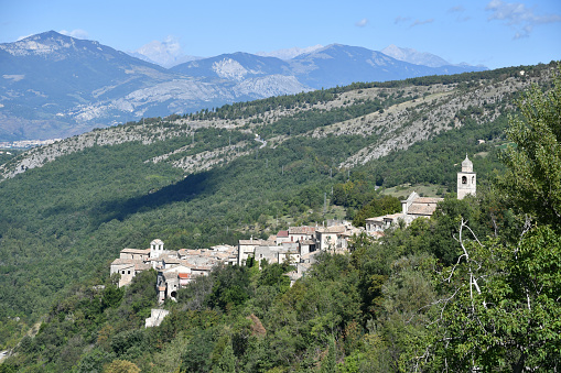 The village of Caramanico Terme in Abruzzo.