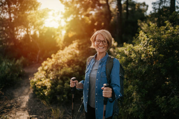 istock Female hiker in nature 1423296202