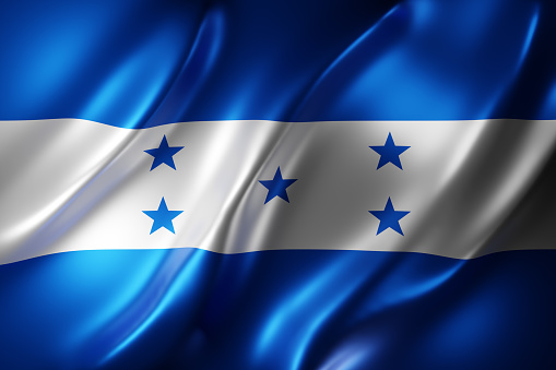3d rendering of a national Honduras flag