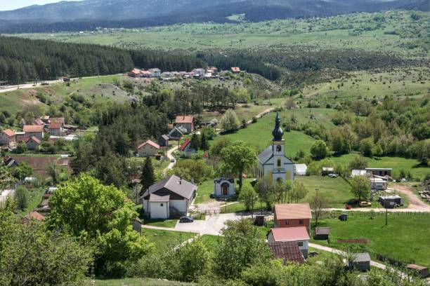 View from Austrian-Hungarian Fortress in Kalinovik (Republika Srpska, Bosnia and Herzegovina)