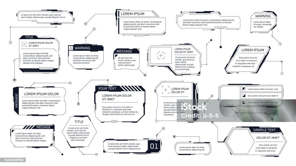 Tech Callouts Vector Technological Callouts Text Callout Chart Digital Technology Production ...