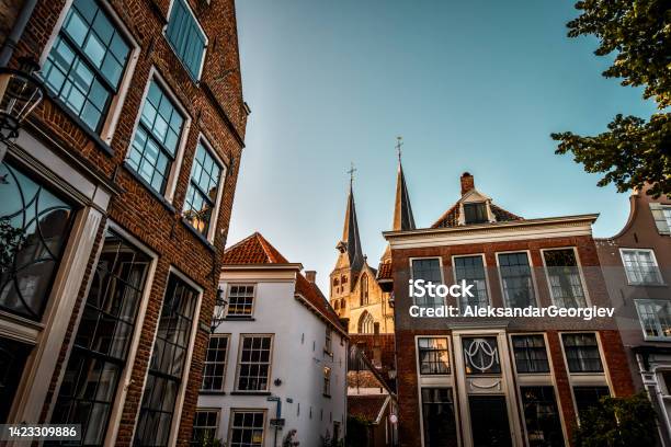 Towers Of St Nicholas Church In Deventer The Netherlands Stock Photo - Download Image Now