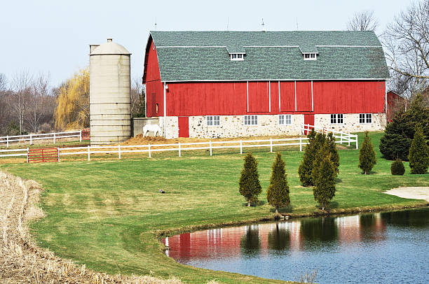 istock Pond on the Farm 142331267