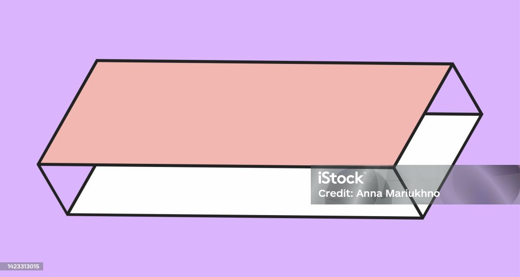 Parallelpoped Shape Isometric Parallelepiped Geometric Shape Stock Illustration - Download ...