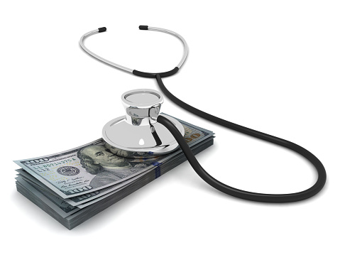 New us money dollar finance crisis recession stethoscope analysis medicine