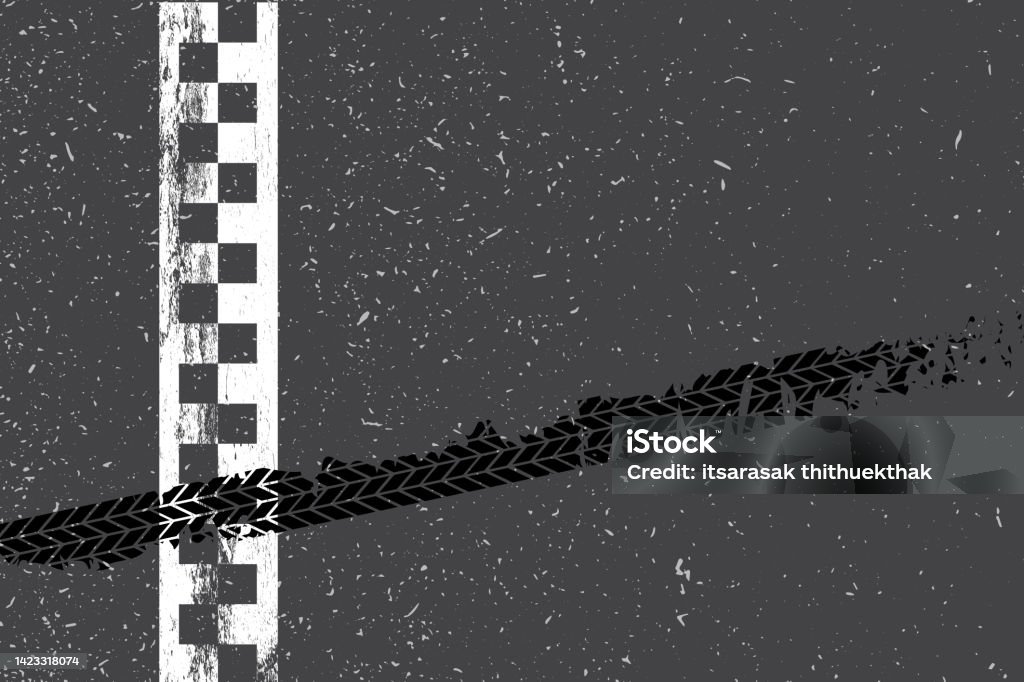 Finish Racing Background Finish Line Racing Background Top View Stock Illustration - Download ...