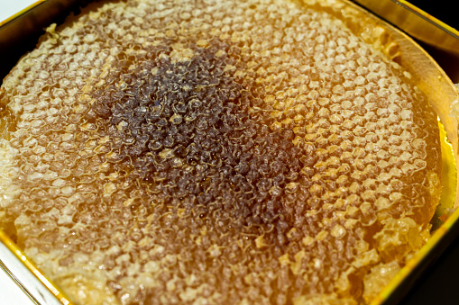 Sweet honeycomb, bee products by organic natural ingredients
