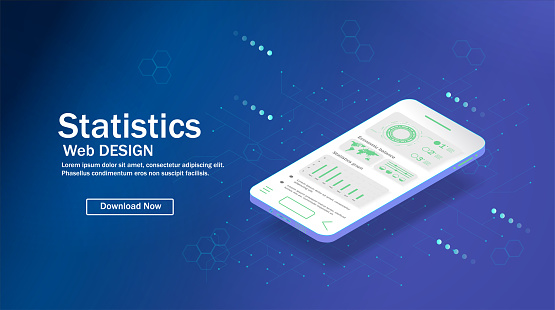 View Simple Statistic In App Online Statistic Data Analytics And Finance And Trading Mobile App ...
