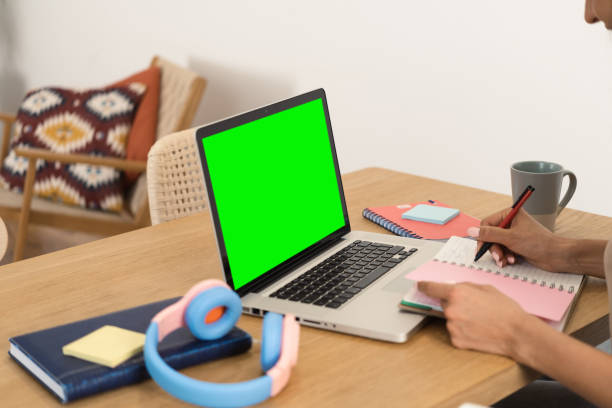 istock Woman using laptop for online shopping 1423324274