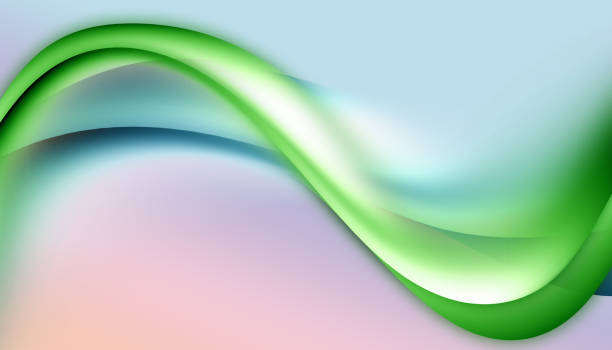 istock Abstract wavy background of gentle colors. 1423339548