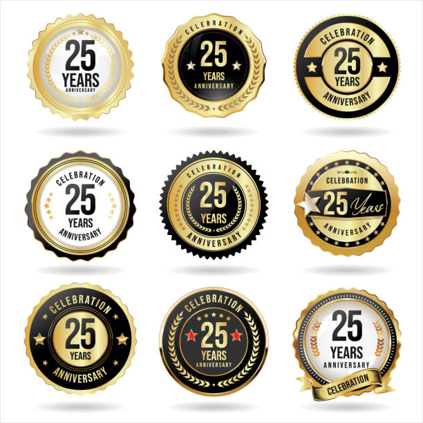 40+ Silver Jubilee Stock Illustrations, Royalty-Free Vector