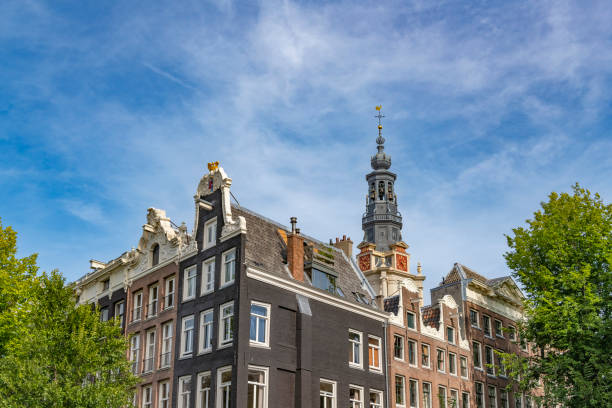 istock Amsterdam downtown canal district during summer 1423346403