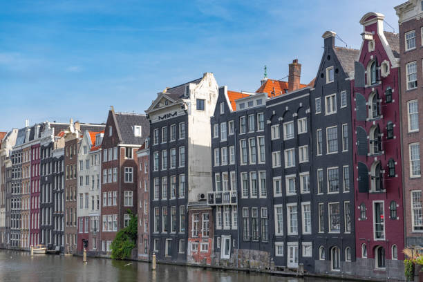 istock Amsterdam downtown canal district during summer 1423346548