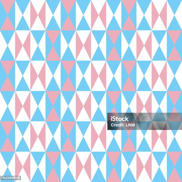 Pink Blue White Pattern Pink Blue And White Abstract Art Seamless Pattern Editable Vector Stock ...