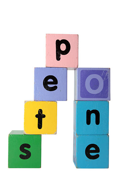 istock step one in toy play block letters with clipping path 142335191