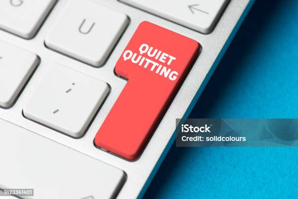 Quiet Quitting Stock Photo - Download Image Now - Quitting a Job, Silence, Business