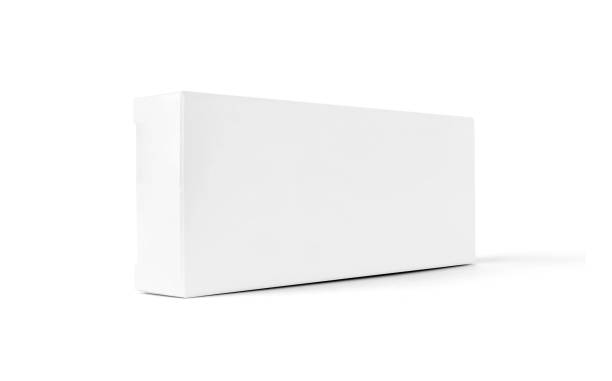 istock Blank white paper box for products design mock-up isolated on white background 1423368030