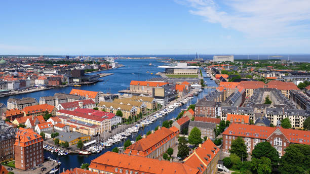 istock Aerial View of Copenhagen Harbour 142337608