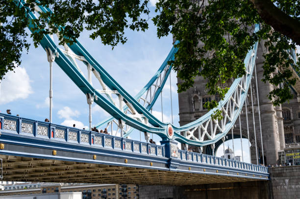 istock Close-Up view of Tower Bridge on a sunny day 1423381219