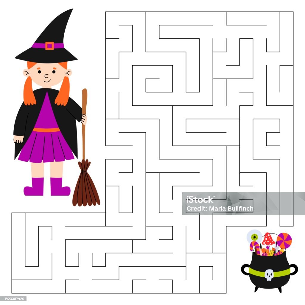 Jogo de labirinto para crianças com menina e menino