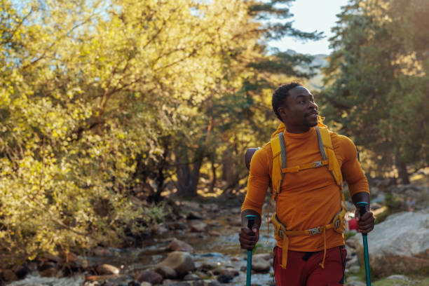 istock Young male hiker outdoors 1423388491