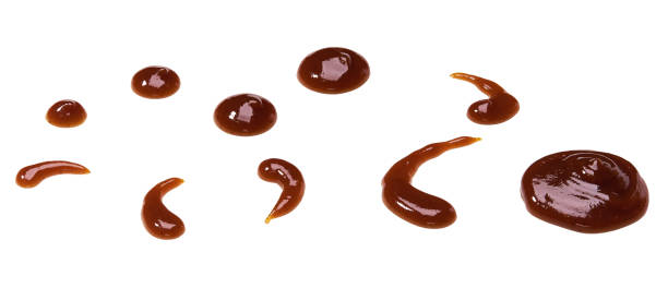 istock Puddle of BBQ  sauce  isolated on white background, 1423397751