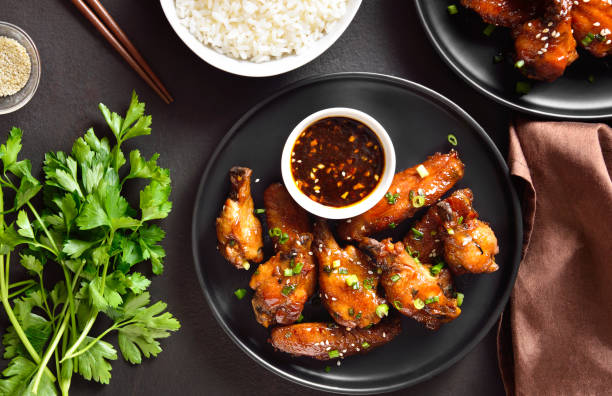 istock Honey-soy chicken wings 1423400327